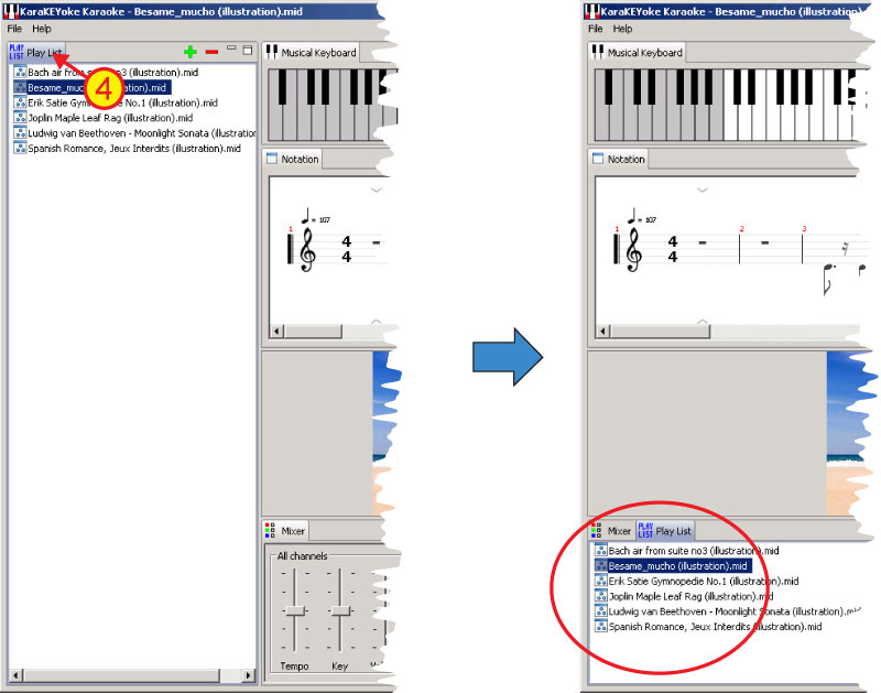 Controlling the program windows and panels