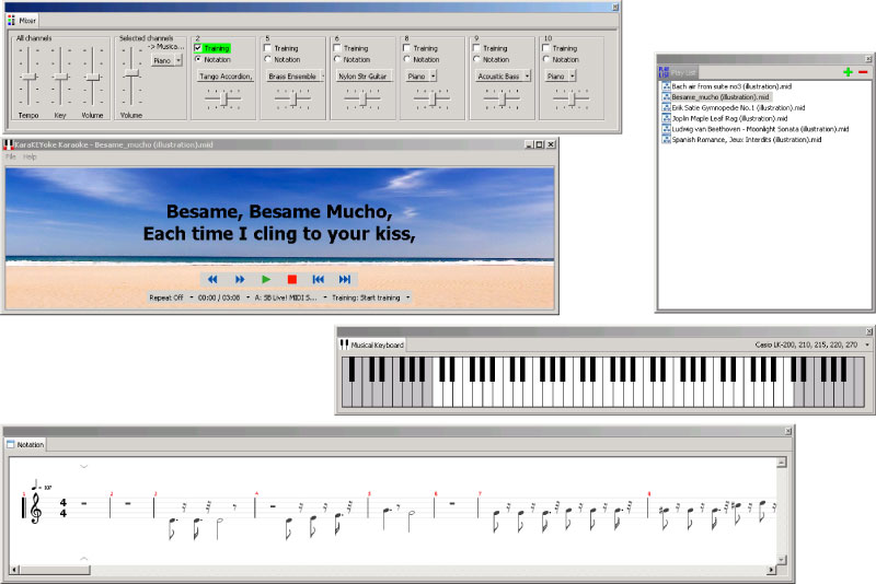 Controlling the program windows and panels